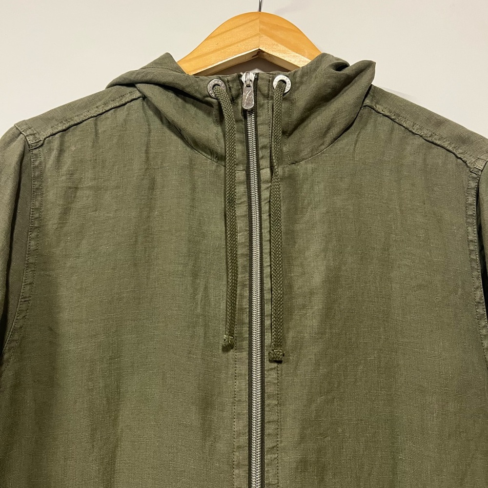 New - Tommy Bahama Olive Green Two Palms Utility Anorak - Picture 5 of 7